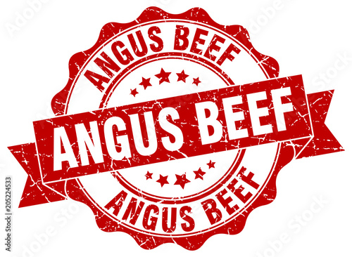 angus beef stamp. sign. seal