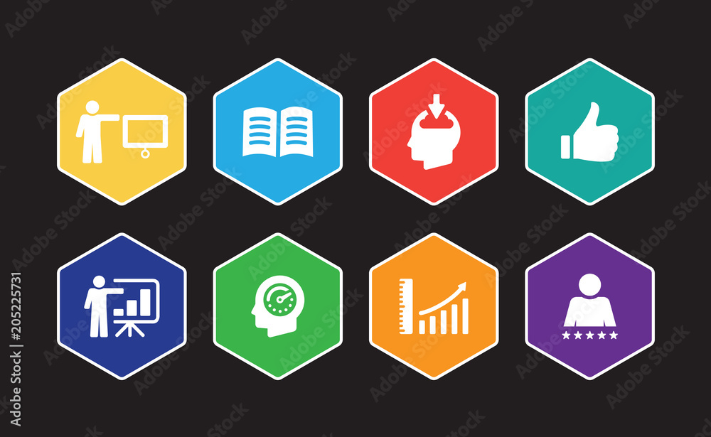 Skill Infographic Icon Set