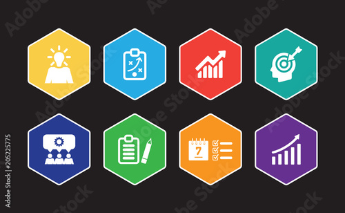 Solution Infographic Icon Set