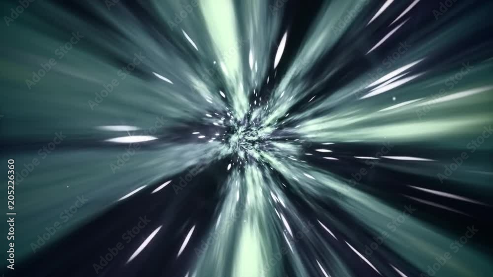 Seamless loop of interstellar travel through a dark blue wormhole ...