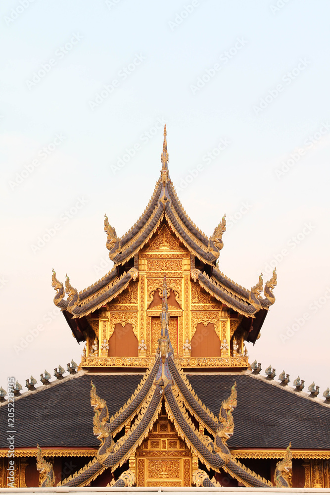 Wat Ban Den beautiful and famous Thai temple, Chiangmai, Northern Thailand. Wat Ban Den beautiful and famous Thai temple, Chiangmai, Northern Thailand.