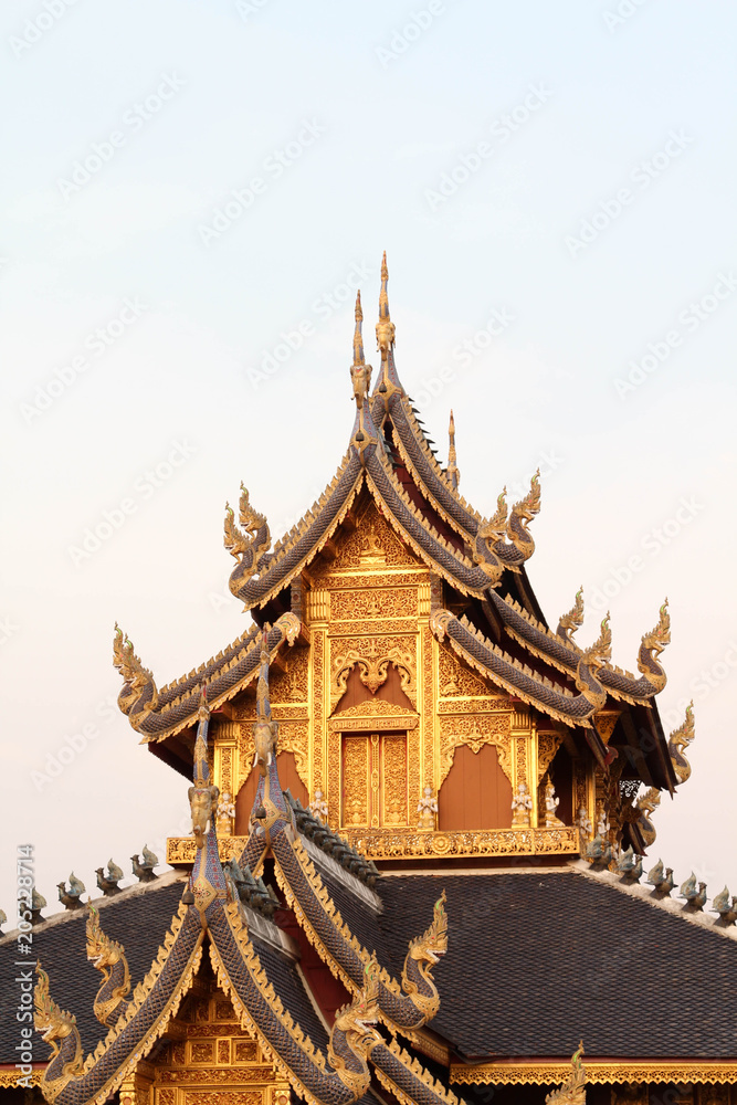 Wat Ban Den beautiful and famous Thai temple, Chiangmai, Northern Thailand. Wat Ban Den beautiful and famous Thai temple, Chiangmai, Northern Thailand.