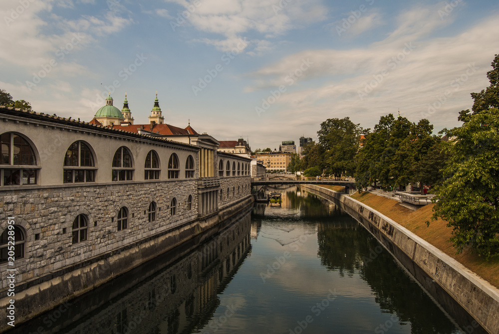 Lijubiana street Slovenian