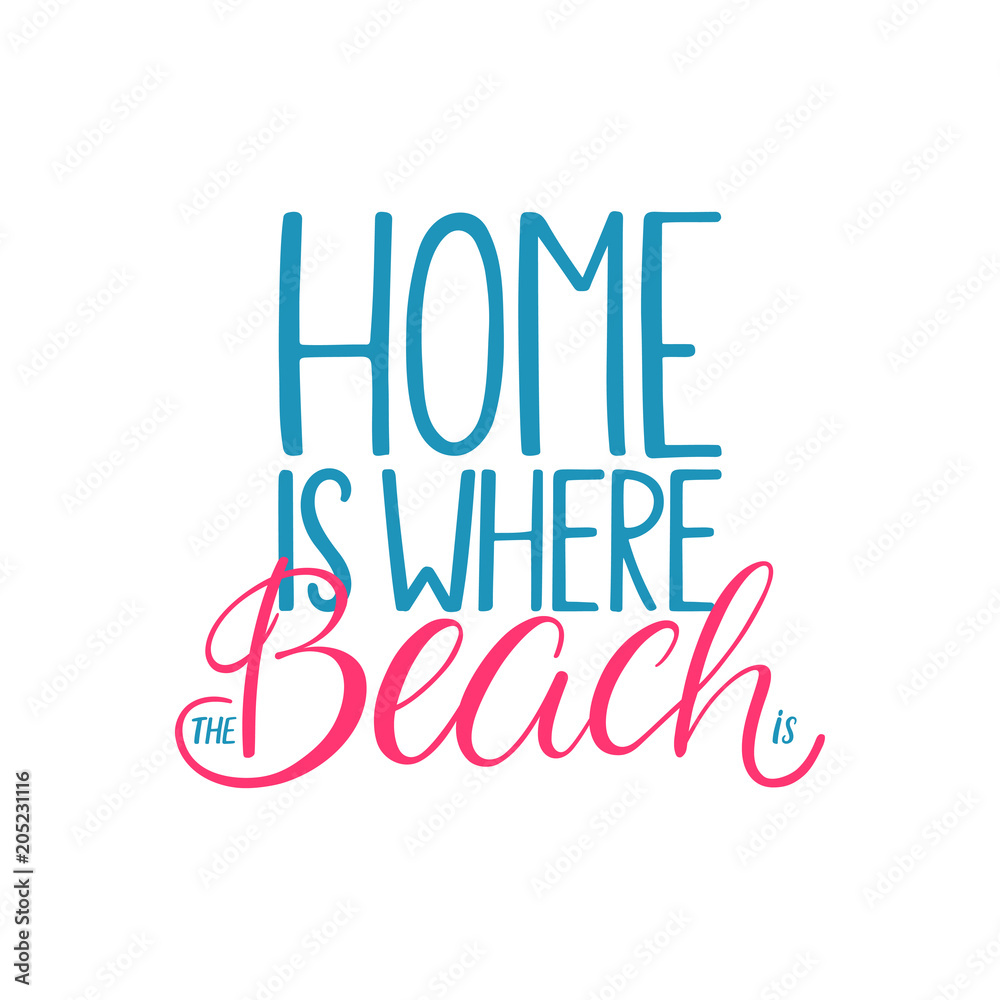 Home is where the beach is