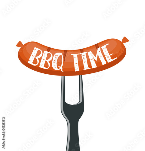 BBQ time poster. photo