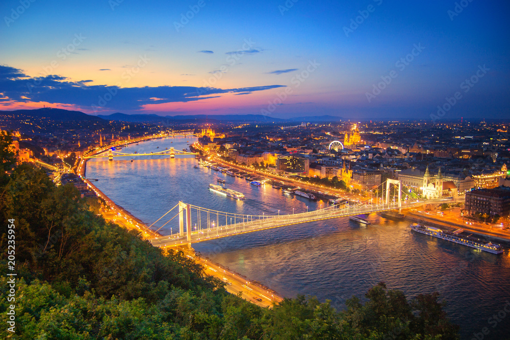 Budapest Cityscape at Dusk