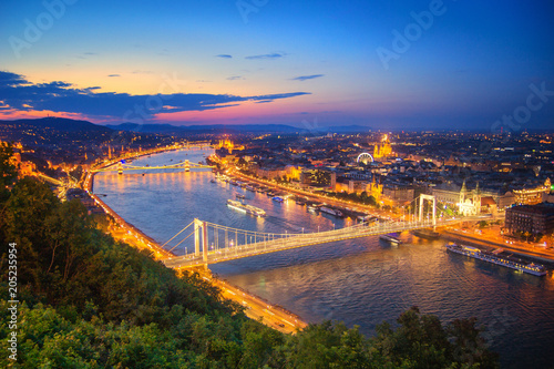 Budapest Cityscape at Dusk