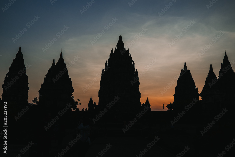 Pictures of the amazing Candi Prambanan, largest Hindu temple site in Indonesia. Yogyakarta, Java. Travel photography.