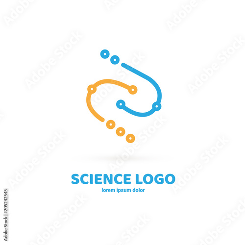 Illustration of business logotype science. © zuki-uki