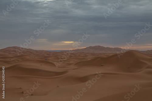 deserto sahara dune sabbia marocco tramonto