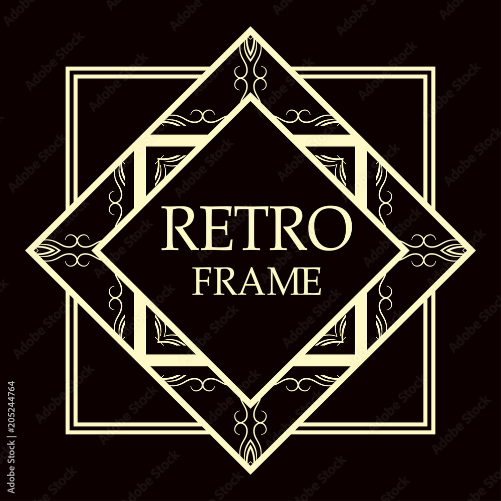 art deco frame