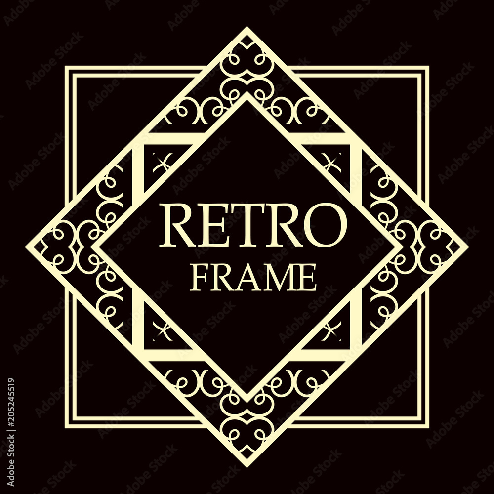 art deco frame