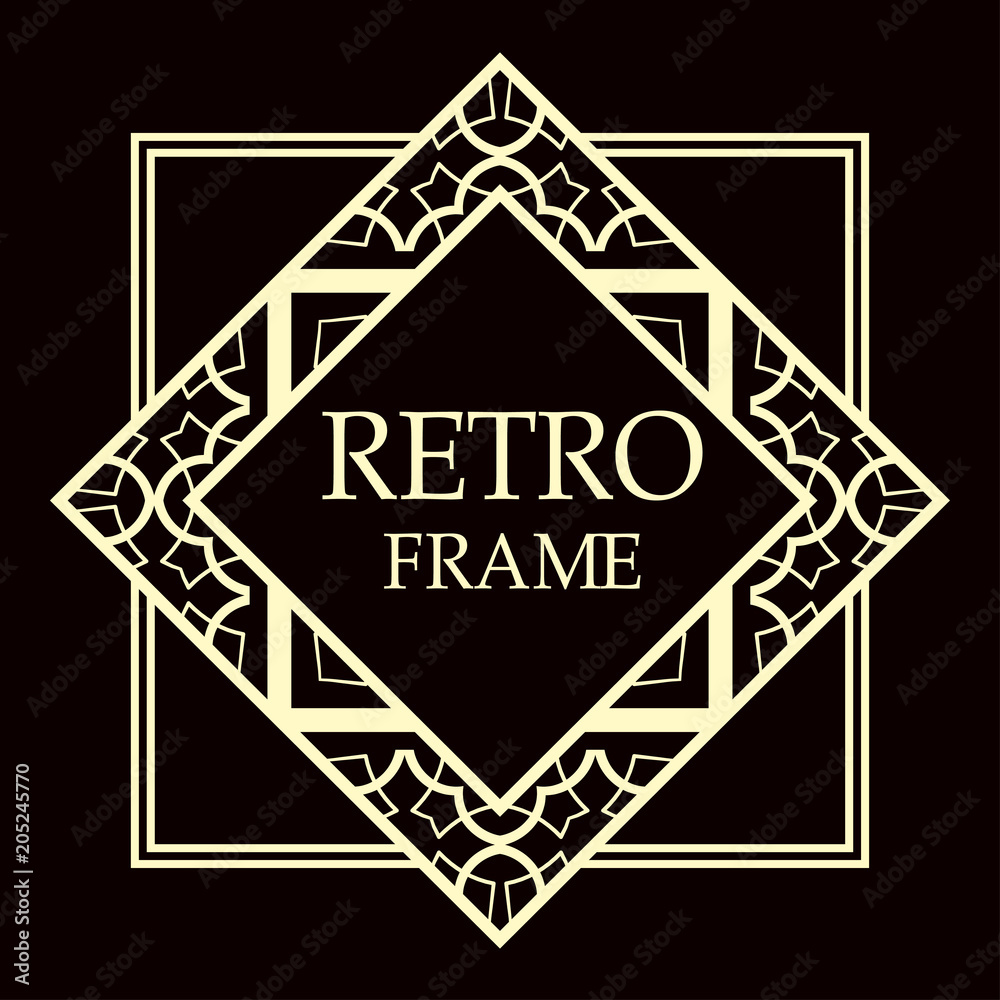 art deco frame