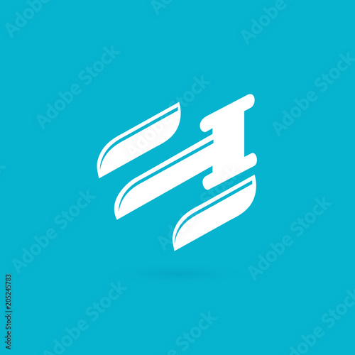 Illustration of business logotype bidding and auction.