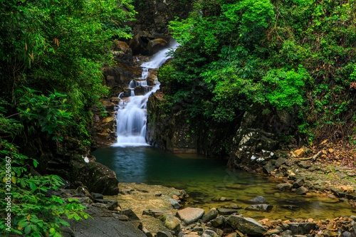 Pliw waterfall  Beautiful waterwall in nationalpark of Chunthaburi province  ThaiLand.