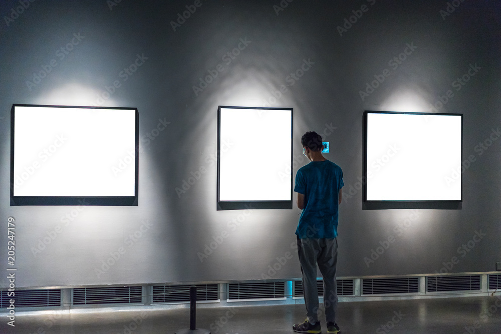 blank frame in gallery blank frame in gallery