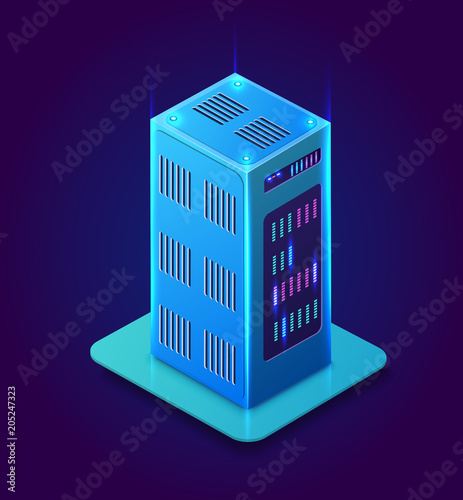 Isometric 3D blockchain