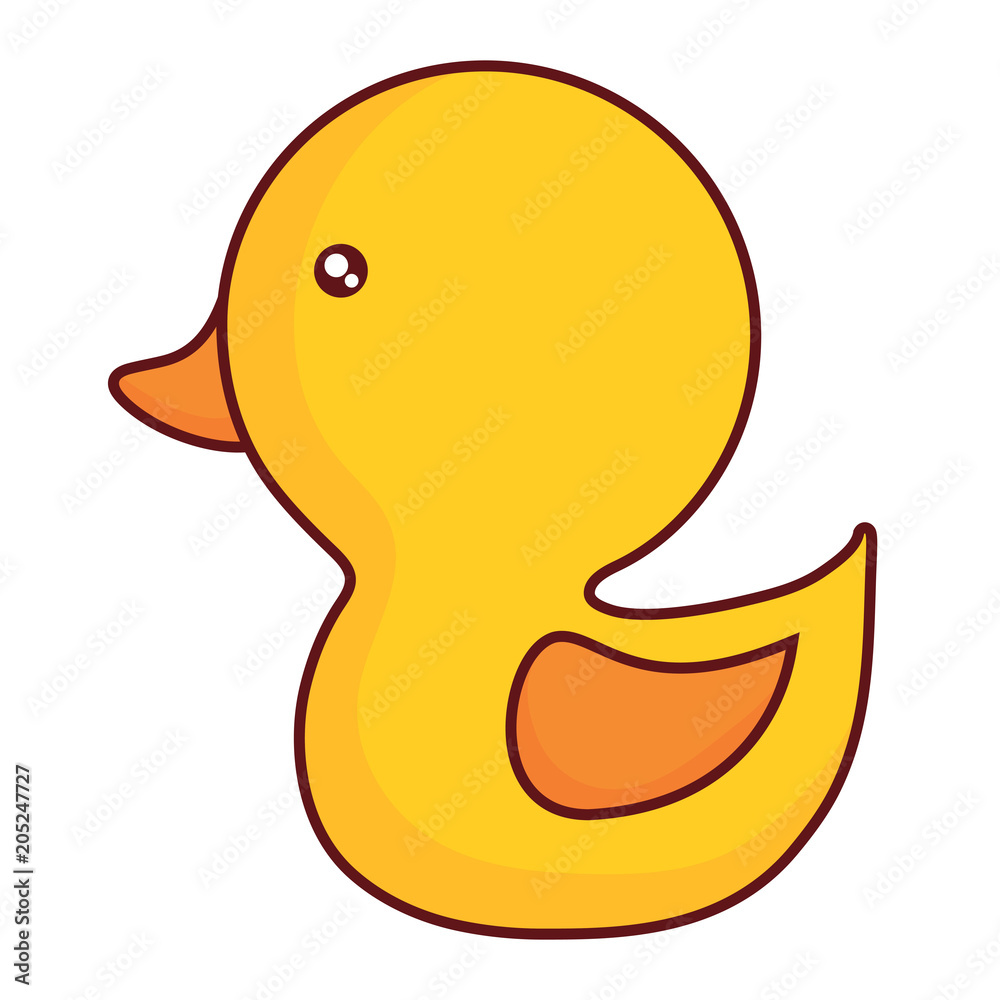 cute duck icon over white background, colorful design. vector illustration cute duck icon over white background, colorful design. vector illustration