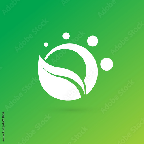 Logo design abstract nature vector template.