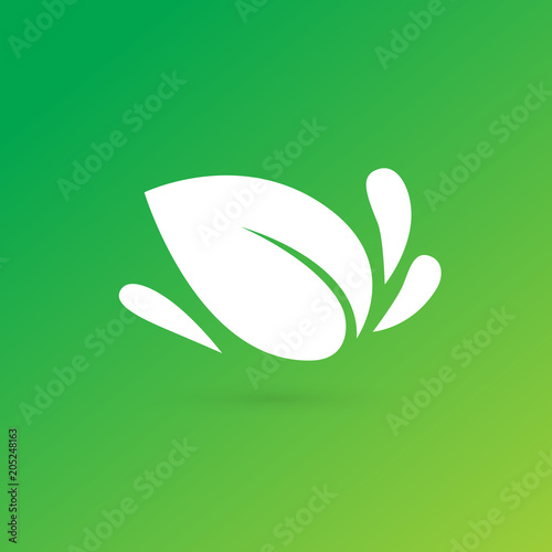 Logo design abstract nature vector template.