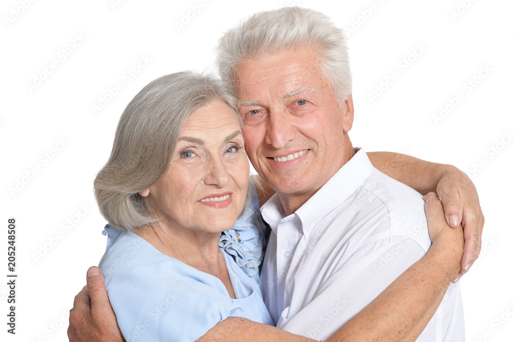 Portrait of happy senior couple Portrait of happy senior couple