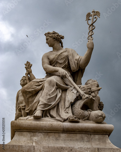 Statues in Paris France