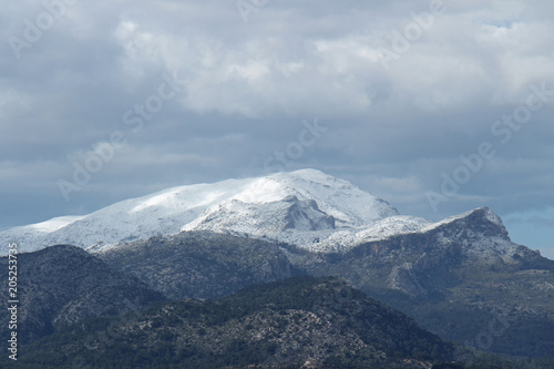 Serra de Tramuntana, schneebedeckt