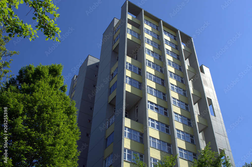 Fototapeta premium Berlin Architektur Wohngebäude