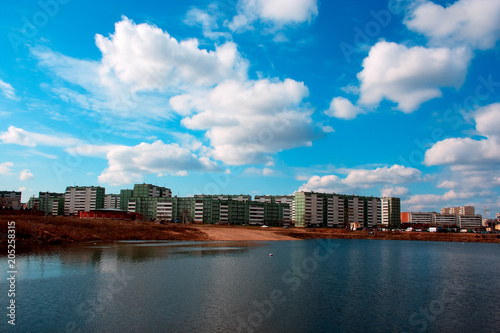 City and lake