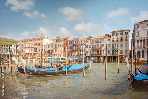 Venise et ses gondoles