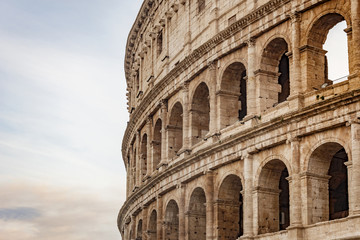 Keuken achterwand Colosseum Bogen detail van Romeins Colosseum  © rarrarorro
