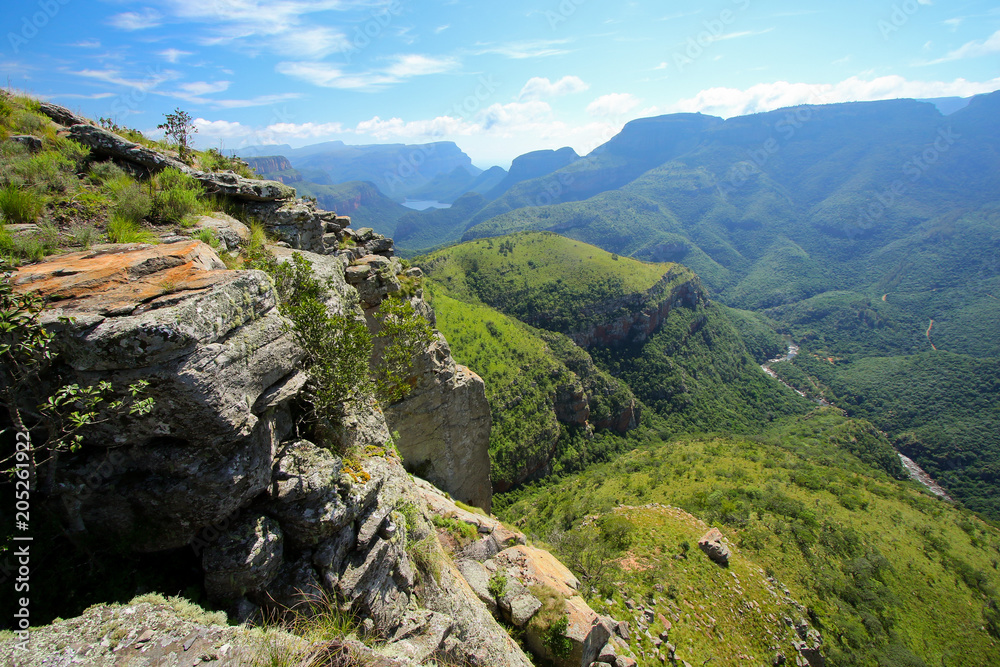 Lowveld view along the Blyde River Canyon, Mpumalanga province of South Africa