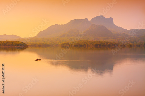 Fisherman on fishing boat