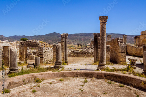 The Volubilis site in Morocco