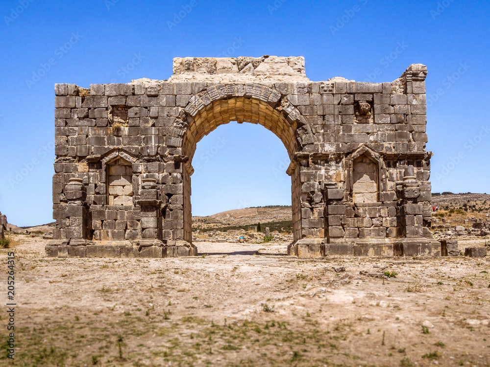The Arch of Caracalla of Volubilis