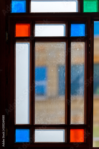 glass stained glass color simple geometry