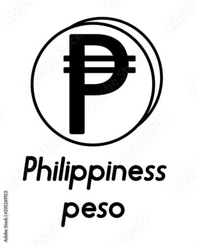 coin with philippiness peso sign
