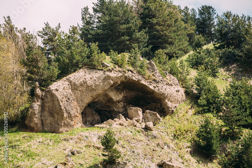 Caves In Sioni Village, Kazbegi District, Mtskheta-Mtianeti Region