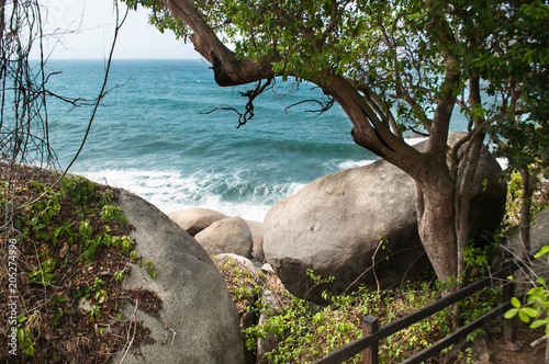 National park landscape colombia tayrona