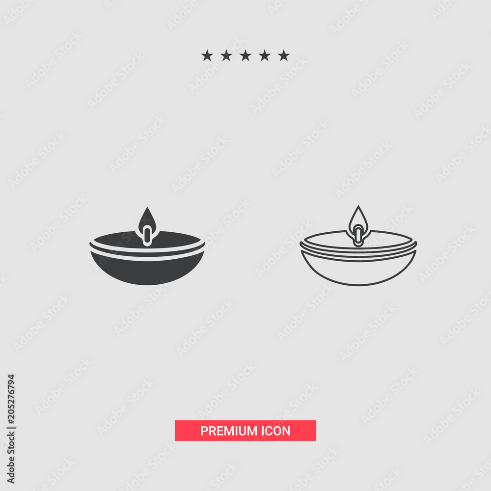Islamic Fill And Line Art Icons Set. Ramadan Kareem Vector Icons.