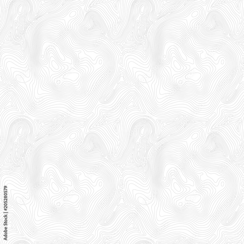 Fototapeta premium Tileable topographic map background concept with space for your copy, elevation map.