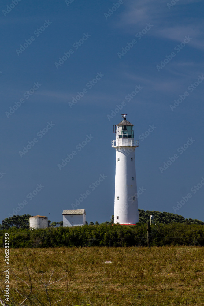 Cape Edgemont Lighthouse, Taranaki Region,North Island, New Zealand