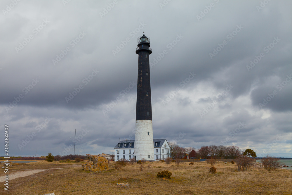 Lighthouse Sorve on Saaremaa island in Estonia