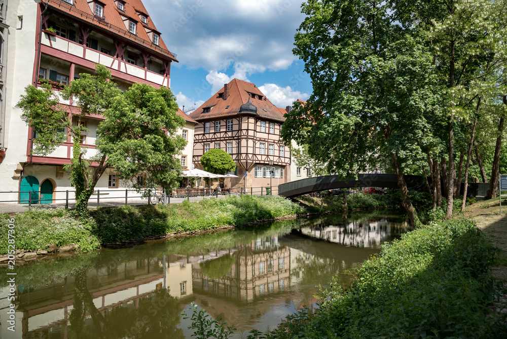 Altstadt von Bamberg mit Alten Kanal / Bayern