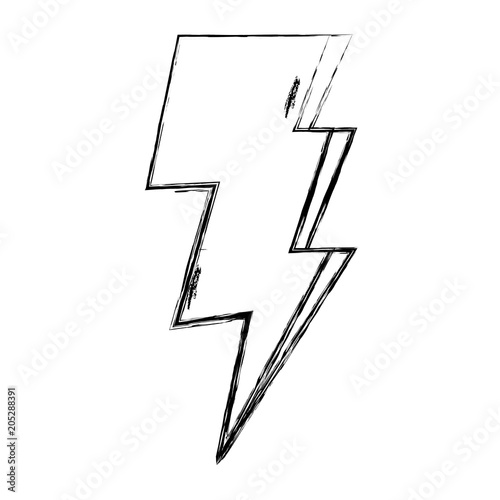 grunge electric thunder weather to danger sign