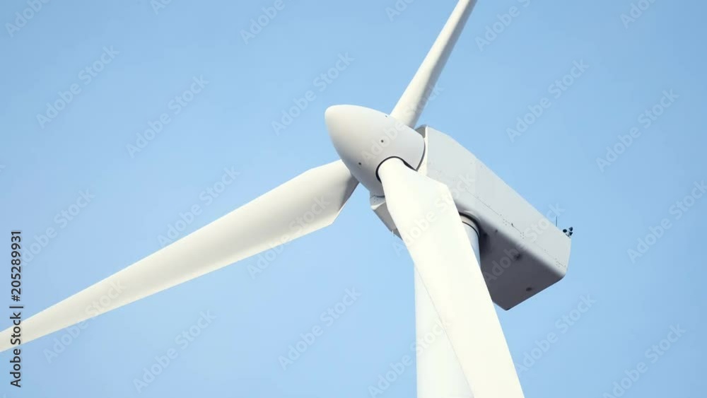 wind turbine Mills park making electic energy from wind, close-up wind turbine Mills park making electic energy from wind, close-up