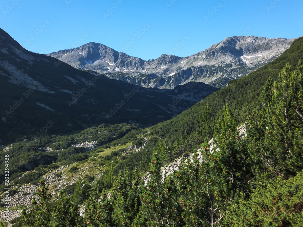Amazing Landscape with Banderishki Chukar peak, Pirin Mountain, Bulgaria