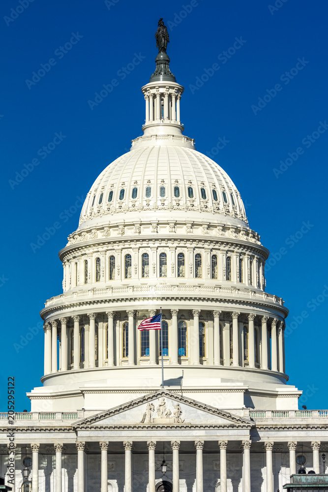 Obraz premium APRIL 11, 2018 - WASHINGTON D.C. - US Capitol, Washington D.C.