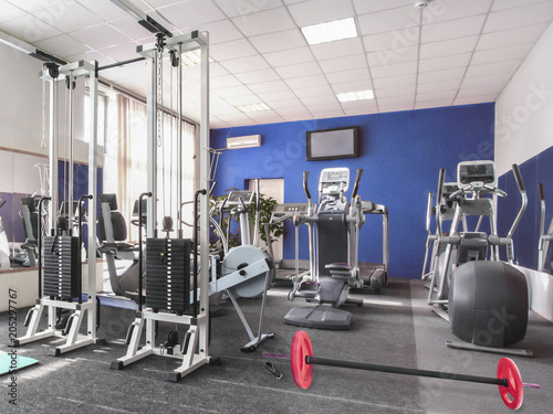 image of a fitness hall