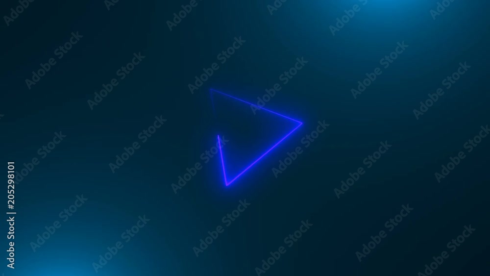 Many neon triangles in space, abstract computer generated backdrop, 3D rendering backdround Many neon triangles in space, abstract computer generated backdrop, 3D rendering backdround